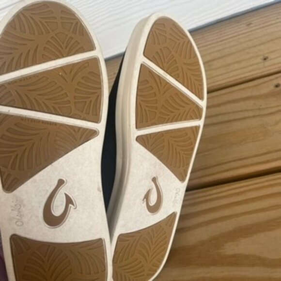 OluKai KI'IHELE Women’s Slip On Sneakers Black Mesh Size 10 - Picture 7 of 10